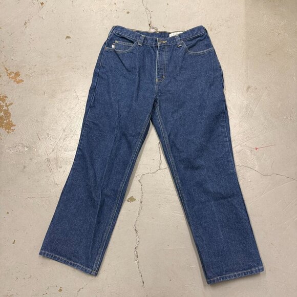 Carhartt FR Fire Resistant HRC 2 NFPA 2112 Men’s Blue Jeans Retardant 32 x 28 - Picture 2 of 8